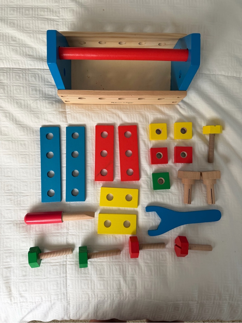 Melissa & Doug Wooden Toolbox Play Set